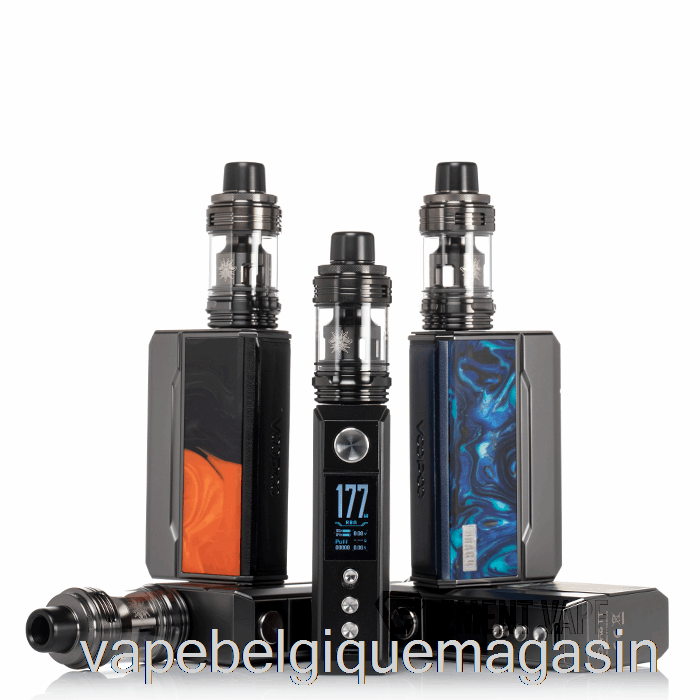 Vape Jetable Voopoo Drag 4 177w Starter Kit Gun Metal + Palissandre